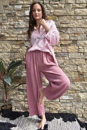 Cala Cushion Cotton Bandana Relaxed Shirt Sugar Candy